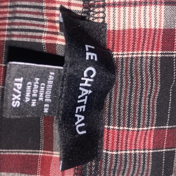 Le Chateau red and black fitted skirt! - Picture 3 of 3